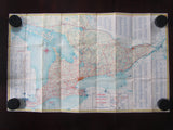 1955 Ontario Official Government Road Map