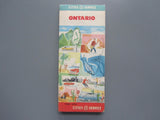 1956 Ontario Road Map - Cities Service
