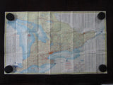1956 Ontario Official Government Road Map