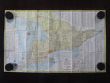 1957 Ontario Official Government Road Map
