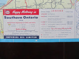 1959 Ontario Road Map - Esso