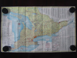 1959 Ontario Official Government Road Map