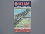 1959 Ontario Official Government Road Map