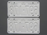 1960 YOM Clear Ontario License Plates
