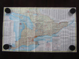 1961 Ontario Official Government Road Map