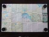 1961 Ontario Official Government Road Map