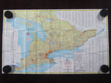 1962 Ontario Official Government Road Map
