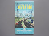 1963 Ontario Official Government Road Map