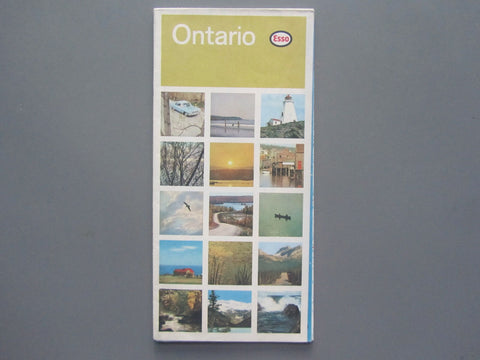 1965 Ontario Road Map - Esso