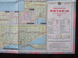 1965 Ontario Official Government Road Map