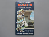 1967 Ontario Official Government Road Map