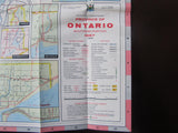 1967 Ontario Official Government Road Map
