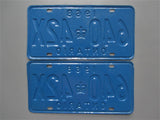 1968 YOM Clear Ontario License Plates