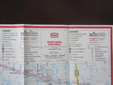 1972 to 1975 Ontario Road Map - Texaco