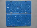 1972 YOM Clear Ontario License Plates