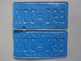 1972 YOM Clear Ontario License Plates