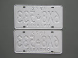 1972 YOM Clear Ontario License Plates