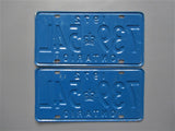 1972 YOM Clear Ontario License Plates