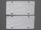1973 YOM Clear Ontario License Plates