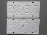 1973 YOM Clear Ontario License Plates