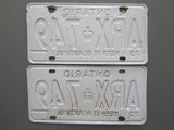 1974 Ontario License Plates