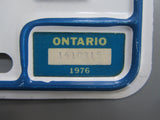 1976 Ontario License Plates