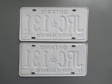 1976 Ontario License Plates