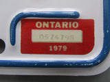 1979 Ontario License Plates