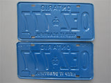 1979 Ontario License Plates