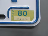 1980 Ontario License Plates