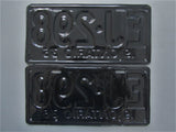 1936 YOM Clear Ontario License Plates