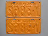 1935 YOM Clear Ontario License Plates