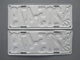 1922 YOM Clear Ontario License Plates