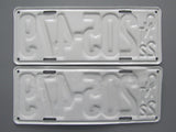 1922 YOM Clear Ontario License Plates