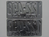 1923 YOM Clear Ontario License Plates