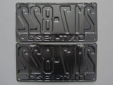 1923 YOM Clear Ontario License Plates
