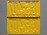 1924 YOM Clear Ontario License Plates