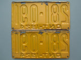 1924 YOM Clear Ontario License Plates