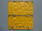 1924 YOM Clear Ontario License Plates