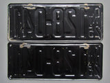 1925 YOM Clear Ontario License Plates