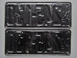 1925 YOM Clear Ontario License Plates