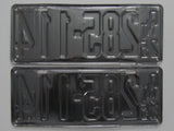 1925 YOM Clear Ontario License Plates