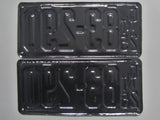 1925 YOM Clear Ontario License Plates