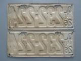1926 YOM Clear Ontario License Plates