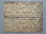 1926 YOM Clear Ontario License Plates