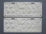 1926 YOM Clear Ontario License Plates