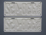 1926 YOM Clear Ontario License Plates