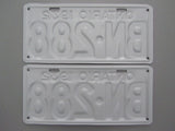 1932 YOM Clear Ontario License Plates