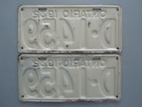1932 YOM Clear Ontario License Plates