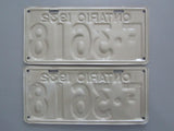 1932 YOM Clear Ontario License Plates